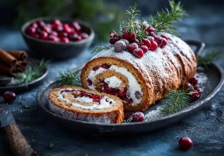 En saftig rulltårta med grädde och lingon, perfekt för jul. Undrar du om man kan frysa rulltårta? Ja, det går utmärkt!