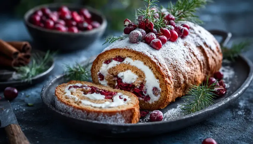En saftig rulltårta med grädde och lingon, perfekt för jul. Undrar du om man kan frysa rulltårta? Ja, det går utmärkt!