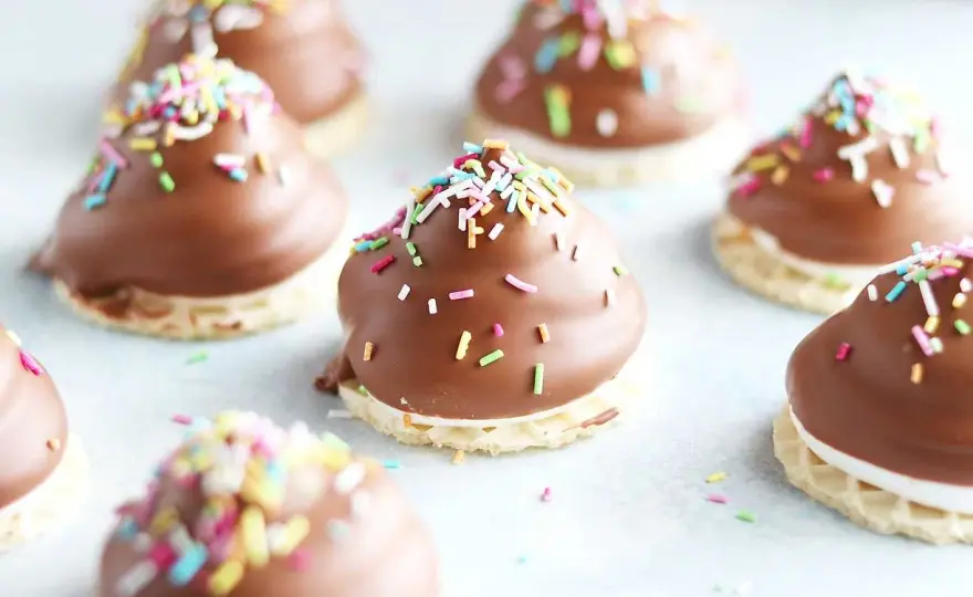 Mums mums recept - Så lyckas du med fluff och chokladskal