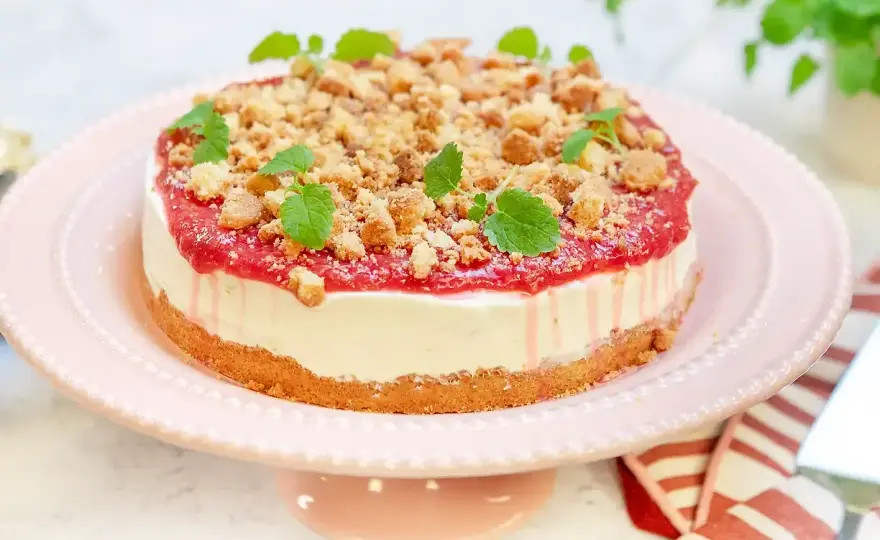 Vit Choklad Cheesecake - Så blir den perfekt krämig & syrlig