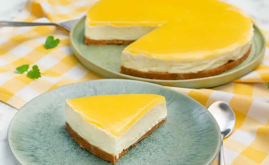 Citroncheesecake med Lemon Curd - Recept som lyckas varje gång